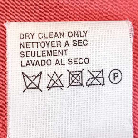 Theo Miles Petite Coral Pink Silk Top - Picture 6 of 6